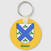 Slater Iriah Familienname Schild Schlüsselanhänger (Vorderseite)