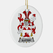 Slattery Familienwappen Keramikornament (Rechts)