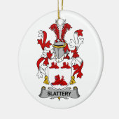 Slattery Familienwappen Keramikornament (Links)