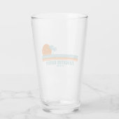 Slaughter Beach Delaware Sonnenpalmen Glas (Rückseite)