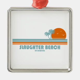 Slaughter Beach Delaware Sonnenpalmen Ornament Aus Metall