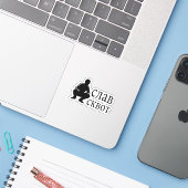 Slav Squat Aufkleber (Laptop mit iPhone)