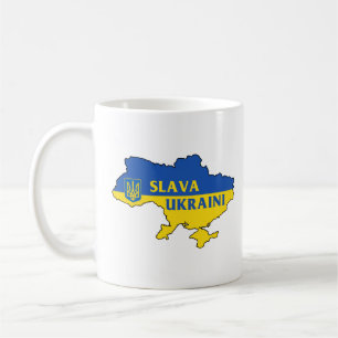 Slava Ukraini а в С У к л а р а ї Kaffeetasse