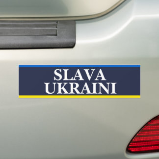 Slava Ukraini Autoaufkleber