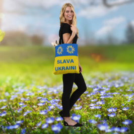 Slava Ukraini Blue Gold Sonnenblumen Ukraine Unter Tasche