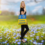 Slava Ukraini Blue Gold Sonnenblumen Ukraine Unter Tasche