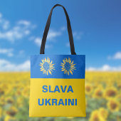 Slava Ukraini Blue Gold Sonnenblumen Ukraine Unter Tasche