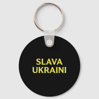 Slava Ukraini – Bold Ukrainian Colors Support Ukra Schlüsselanhänger
