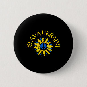 Slava Ukraini Ehre der Ukraine Steht mit der Ukrai Button