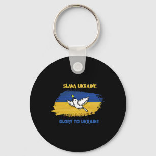 Slava Ukraini Ehre der Ukraine Ukrainische Flagge Schlüsselanhänger