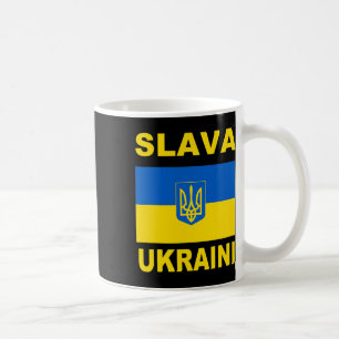Slava Ukraini Ehre der Ukraine Unterstützt die ukr Kaffeetasse