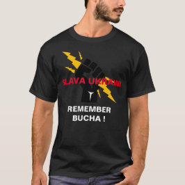 SLAVA UKRAINI ERINNERN AN BUCHA T - Shirt