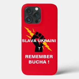 SLAVA UKRAINI ERINNERT AN BUCHA Fall Mate iPhone F Case-Mate iPhone Hülle