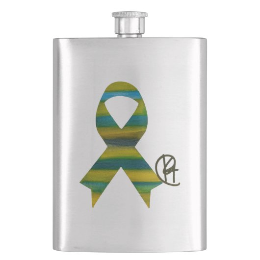 Slava Ukraini Forever Flask Flachmann (Vorderseite)