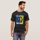 Slava Ukraini Frieden in der Ukraine T-Shirt (Vorne ganz)