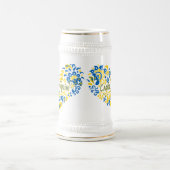 Slava Ukraini Gloria an die Ukraine Großherz Bierglas (Mittel)