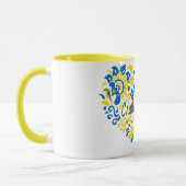 Slava Ukraini Gloria an die Ukraine Großherz Tasse (Links)