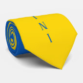 Slava Ukraini Glory to Ukraine flag Krawatte (Gerollt)