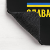 Slava Ukraini Glory To Ukraine Stand With Ukr Stro Mousepad (Ecke)