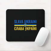 Slava Ukraini Glory To Ukraine Stand With Ukr Stro Mousepad (Mit Mouse)