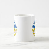 Slava Ukraini Heroiam slava Sonnenblume Ukraine Fl Kaffeetasse (Mittel)