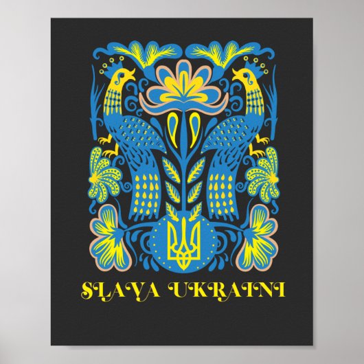 Slava Ukraini Poster (Vorne)