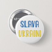 Slava Ukraini (Ruhm an die Ukraine) Button (Vorne & Hinten)