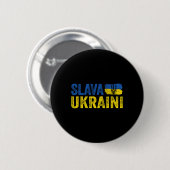 Slava Ukraini Ruhm der Ukraine1 Button (Vorne & Hinten)