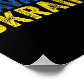 Slava Ukraini Ruhm der Ukraine1 Poster (Ecke)