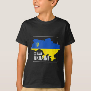 Slava Ukraini Ruhm der Ukraine T-Shirt Ich stehe m