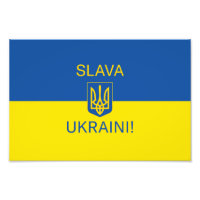 Slava Ukraini Ruhm Ukraine Krieg Friedenssymbol Pa