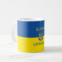 Slava Ukraini Ruhm Ukraine Krieg Friedenssymbol Pa