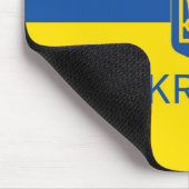 Slava Ukraini Ruhm Ukraine Krieg Friedenssymbol Pa Mousepad (Ecke)