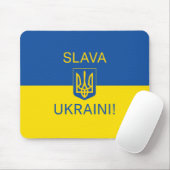 Slava Ukraini Ruhm Ukraine Krieg Friedenssymbol Pa Mousepad (Mit Mouse)