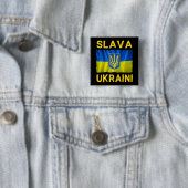 Slava Ukraini slava ukraina Flagge Button (Beispiel)