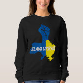 Slava Ukraini Solidarność Sweatshirt (Vorderseite)