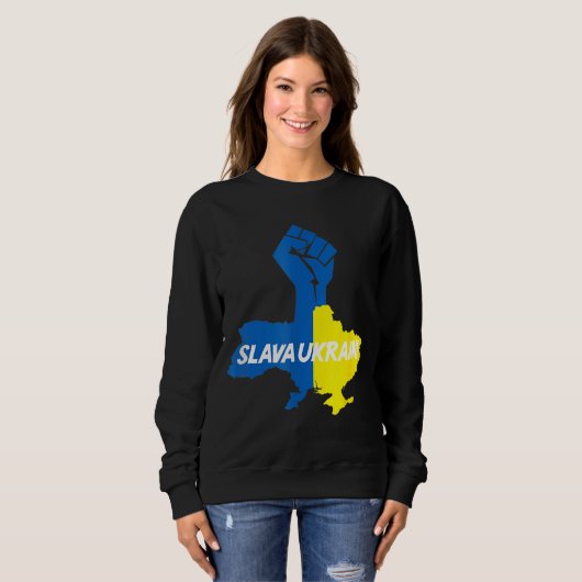 Slava Ukraini Solidarność Sweatshirt (Vorne ganz)