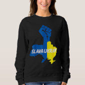 Slava Ukraini Solidarność Sweatshirt (Vorderseite)