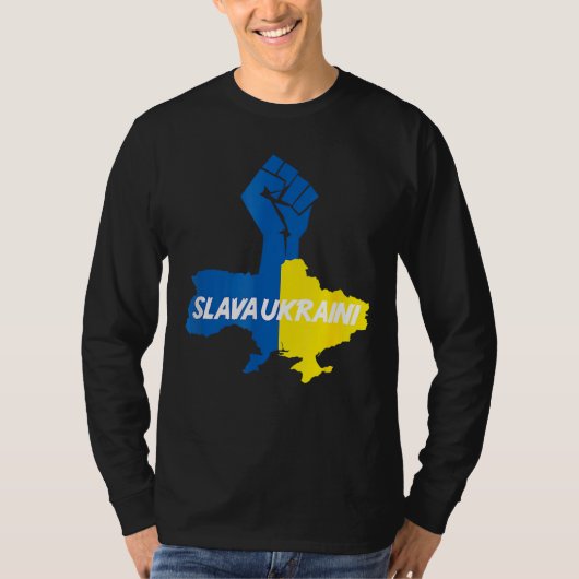 Slava Ukraini Solidarność T-Shirt (Vorderseite)