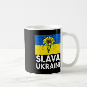 Slava Ukraini Sonnenblume Steh Mit Ukraine Männer Kaffeetasse
