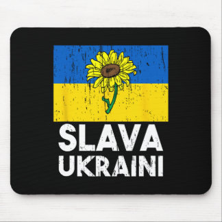 Slava Ukraini Sonnenblume Steh zu Ukraine Männer W Mousepad