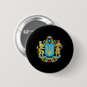 Slava Ukraini Ukraine Logo Ukrainische Geschenke B Button (Vorne & Hinten)