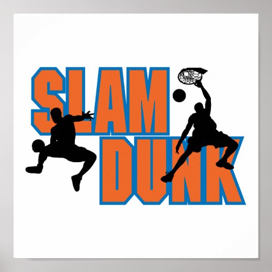 Slave Dunk Basketball Design Poster (Vorne)