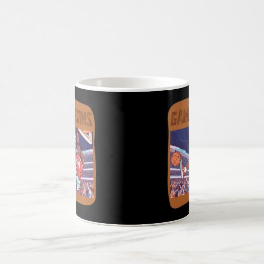 Slave Dunk Basketballspiel beginnt Kaffeetasse (Mittel)