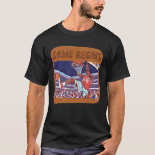 Slave Dunk Basketballspiel beginnt T-Shirt