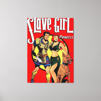 Slave Girl Beautiful Princess Vintag Leinwanddruck