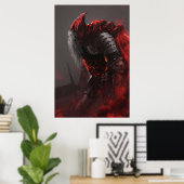 Slave Knight Gael - Hochwertig Poster (Heimbüro)