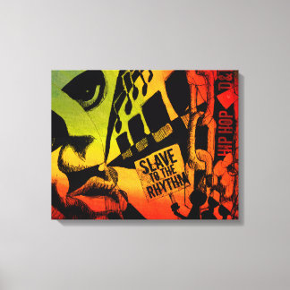 Slave to Rhythm Wrapped Canvas Leinwanddruck