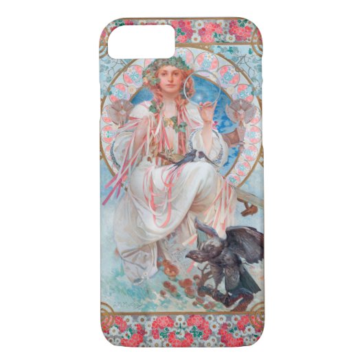 Slavia, Mucha Case-Mate iPhone Hülle (Rückseite)