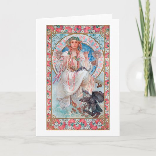 Slavia, Mucha Karte (Vorderseite)